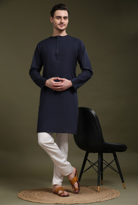 SKAVIJ Men Kurta Pyjama Set