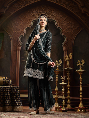 Stylum Women Kurta Sharara Dupatta Set