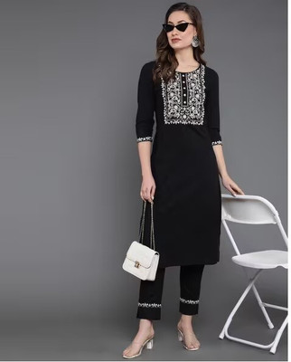 FA ENTERPRISES Women Ethnic Top Pant Set