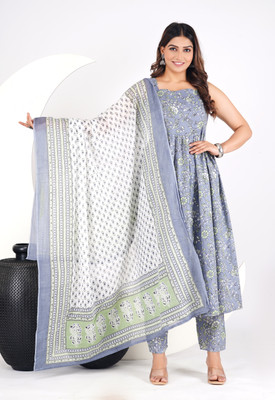 JD FINISHING Women Kurti Pant Dupatta Set