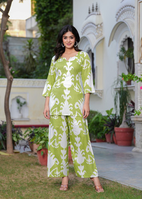 FREEDOMTEXTILE Women Kurti Pant Set