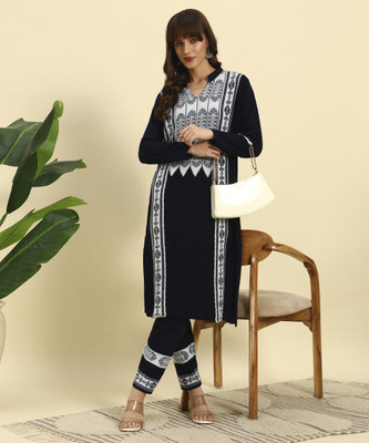 CANBLAR Women Kurta Palazzo Set