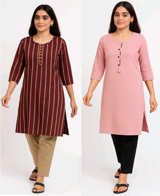 Addu Cloth House Women Kurti Pant Set