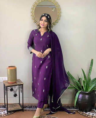 ZAVYAA Women Kurti Pant Dupatta Set