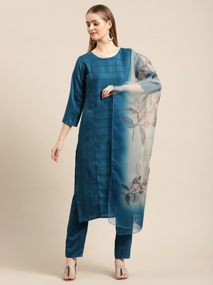 MEHZEEL FAB Women Kurta Pant Dupatta Set