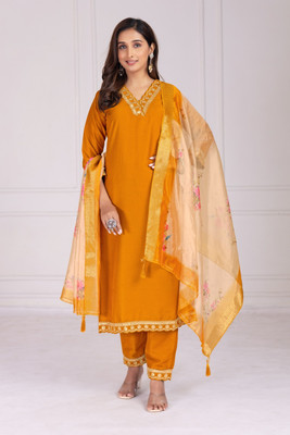 Shyam Fashion Women Kurti Pant Attached Dupatta Set