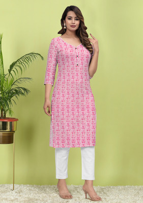 DMTE Women Kurti Pyjama Set