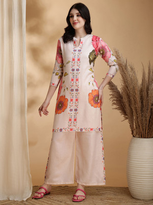 berrylicious Women Ethnic Top Palazzo Set