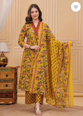 FT Textile Women Kurta Pant Dupatta Set