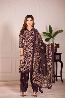 JASH Women Kurti Salwar Dupatta Set