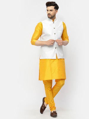 TS Lifestyle Men Kurta Pyjama Ethnic Jacket Set