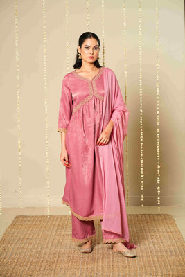 Sangria Women Kurta Pant Dupatta Set
