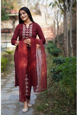 MOKOSH Women Kurta Pant Dupatta Set