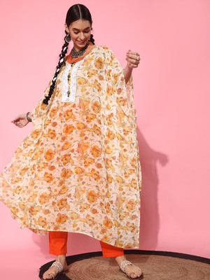 INDO STREET Women Kaftan Pant Set