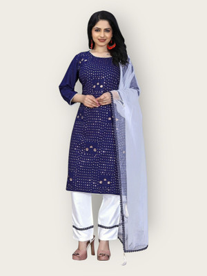HOC's Women Kurta Palazzo Dupatta Set