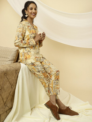 Jaipur Kurti Women Shirt Pant Set