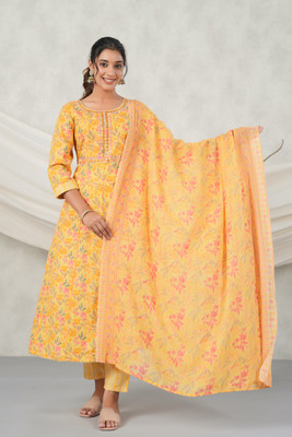 Anany International Women Kurta Pant Dupatta Set