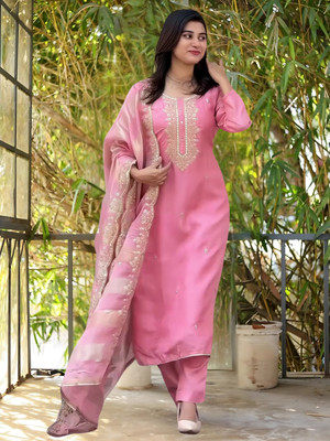 NAVLIK Women Kurta Pant Dupatta Set