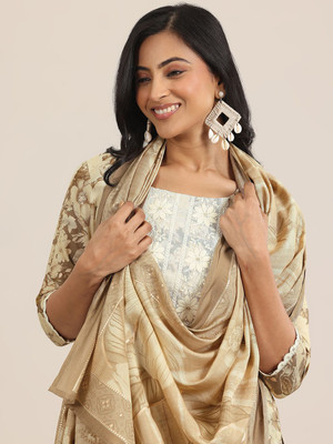 LIBAS Women Kurta Palazzo Dupatta Set