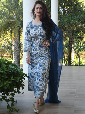 Dream Royal Women Kurta Pant Dupatta Set