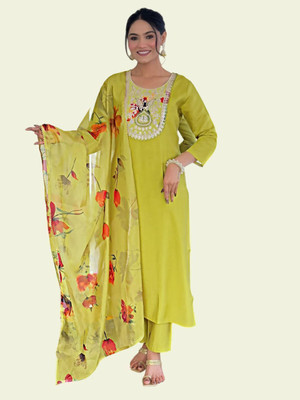 zindora Women Kurti Pant Dupatta Set