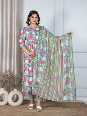 Aramya Women Kurta Pant Dupatta Set