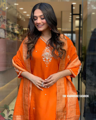 PRIHAL ART Women Kurta Pant Set