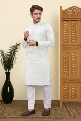 LEMONX Men Kurta Pyjama Set