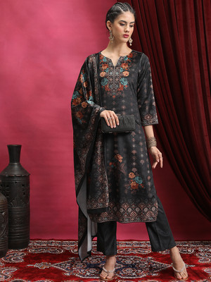Vishudh Women Kurta Palazzo Dupatta Set