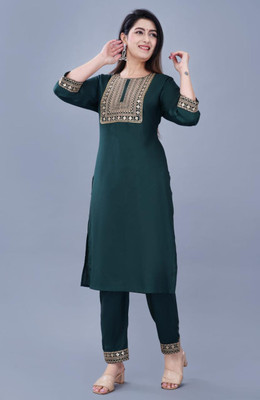 Krishna Enterprises Women Kurti Pant Set