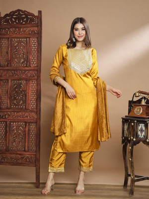 Divastri Women Kurta Pant Dupatta Set