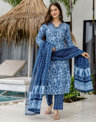 Skylee Women Kurta Pant Dupatta Set