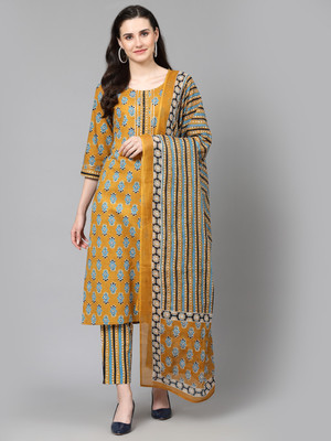 his&her Women Kurta Pant Dupatta Set