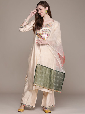 ANOUK Women Kurta Palazzo Set