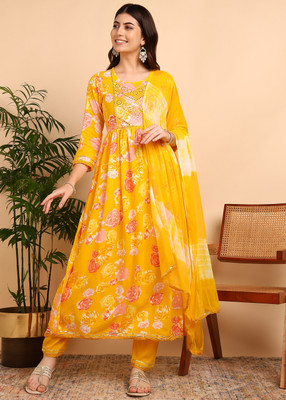 TRADIRA Women Kurti Pant Dupatta Set