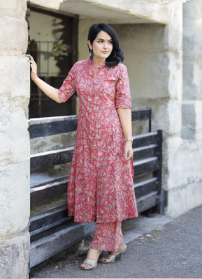 Kharoliya Women Kurta Palazzo Set