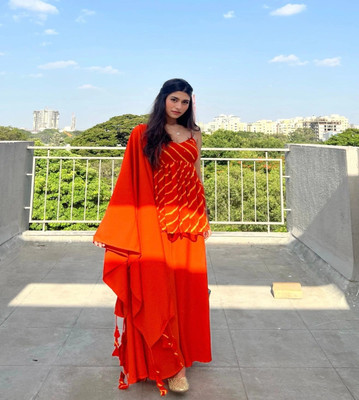 Ambrozee Women Kurti Skirt Dupatta Set