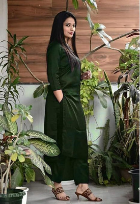 AK Creation Women Kurti Pant Set