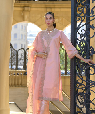 Indo Era Women Kurta Pant Dupatta Set
