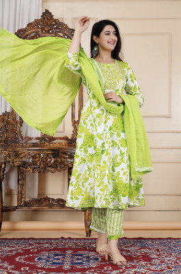 LaxmiCollection Women Kurti Pant Dupatta Set