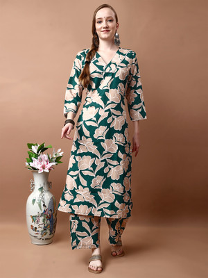 RamJanki Women Kurti Pyjama Set