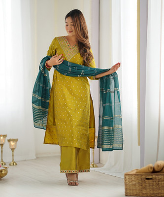 Samah Women Kurta Pant Dupatta Set