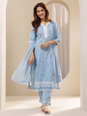 LIBAS Women Kurta Pant Dupatta Set