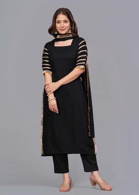 Neelu Rajput Women Kurti Pant Attached Dupatta Set
