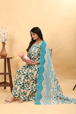 Assume Fab Women Kurti Pant Dupatta Set