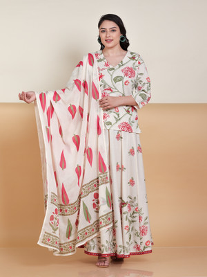 Aramya Women Kurta Skirt Dupatta Set