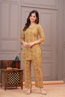 NMDF Women Kurti Pant Set