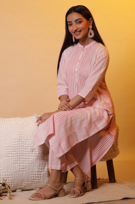 Aurelia Women Kurta Pant Ethnic Jacket Set