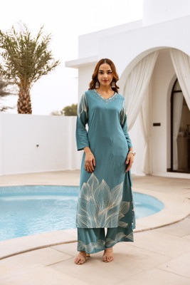 Nehamta Women Kurta Palazzo Set
