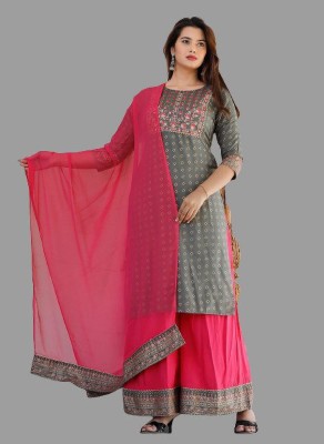 BAHUBALI CREATION Women Kurta Palazzo Set